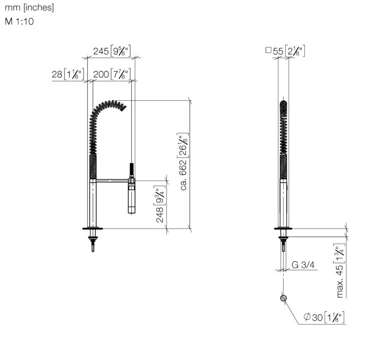 Profi Spray Set With Angular Rosette - Image 2