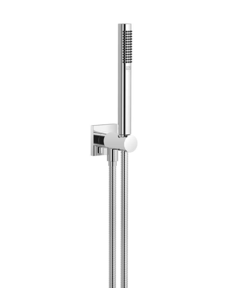 Hand Shower Set With Integrated Shower Holder
