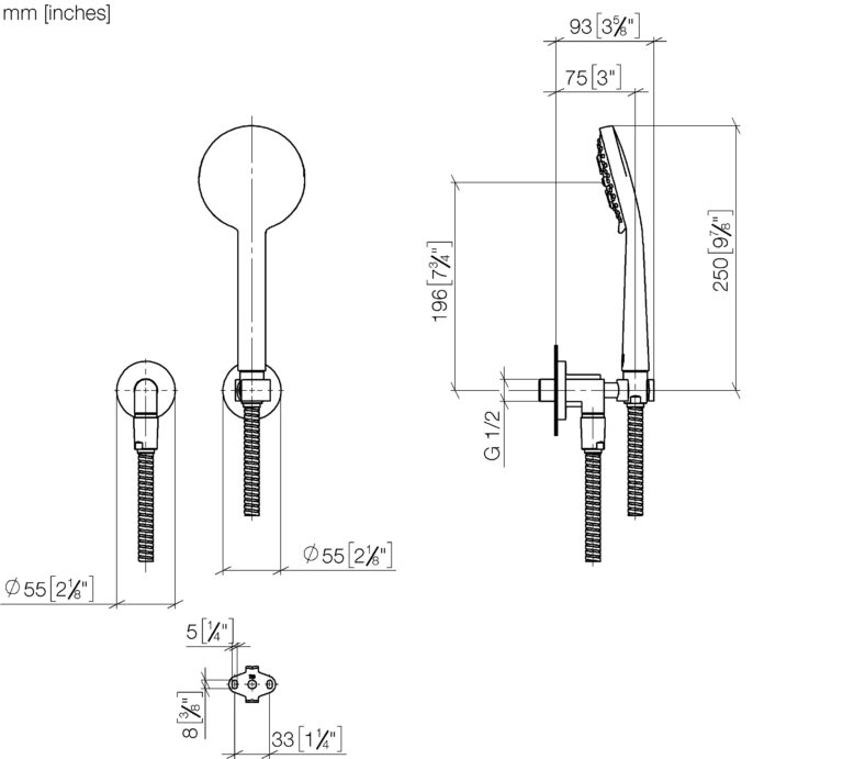 Tara Complete Hand Shower Set - Image 2