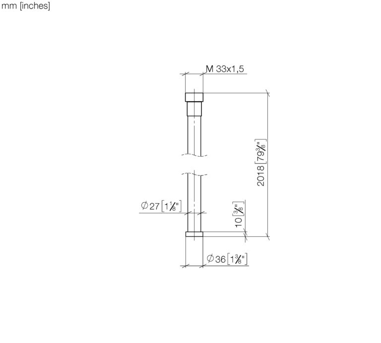 Water Tube Kneipp Hose 2000mm - Image 2