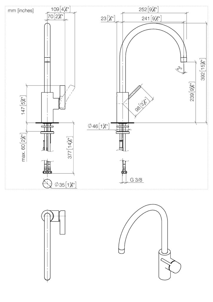 Tara Ultra Single Lever Mixer - Image 3