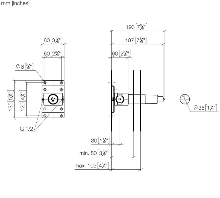 Concealed Wall Mounting - Image 2