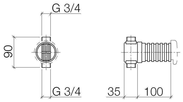 Vacuum Breaker - 3/4" Concealed Part - Image 2
