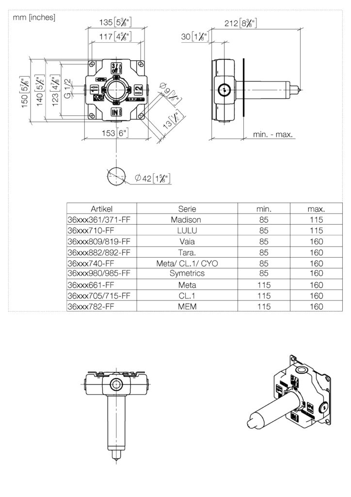 Concealed Two-Way Diverter - Image 2