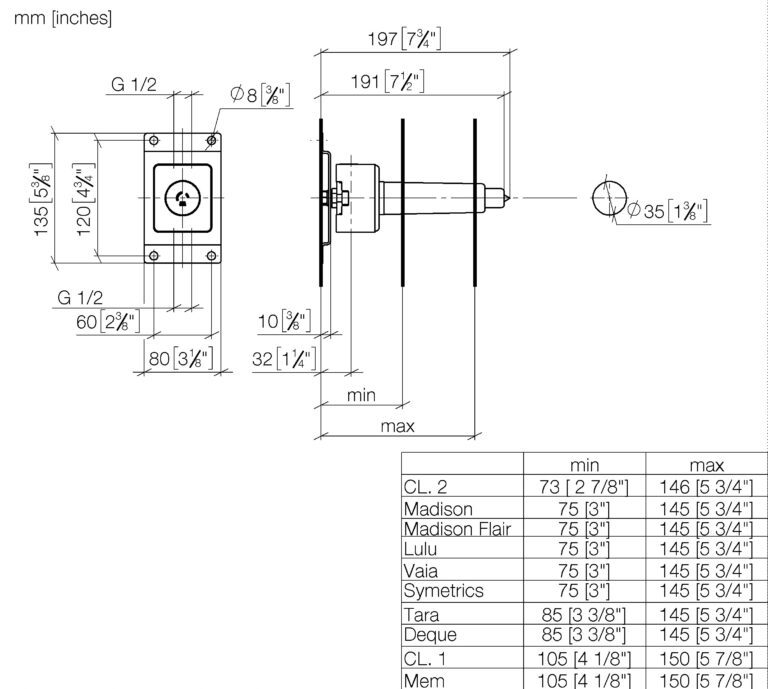 Wall Valve 1/2" - Image 2