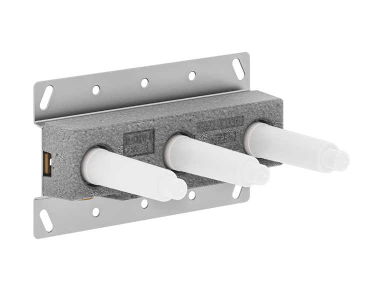 Concealed Wall-Mounted Mixer - Centred Spout