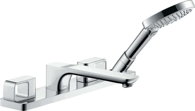 Urquiola 4-Hole Tile Mounted Bath & Shower Mixer