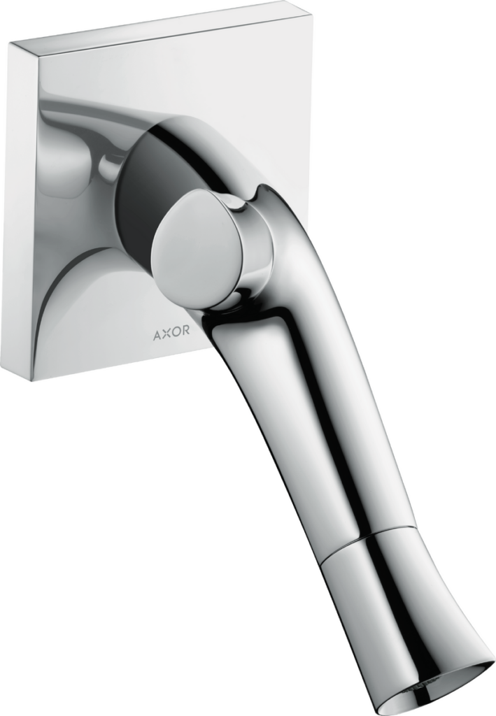 Starck Organic 2-Handle Basin Mixer Wall-Mounted With Spout 187 mm