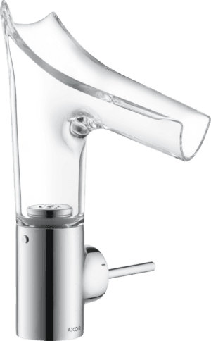 Starck V Single Lever Basin Mixer 140 Glass Spout