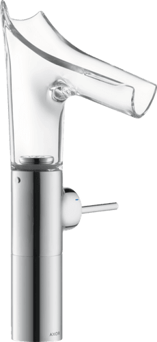 Starck V Single Lever Basin Mixer 220 Glass Spout