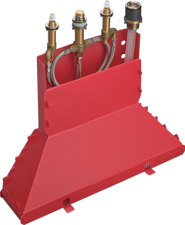Basic Set For 4-hole Rim-Mounted Bath Mixer