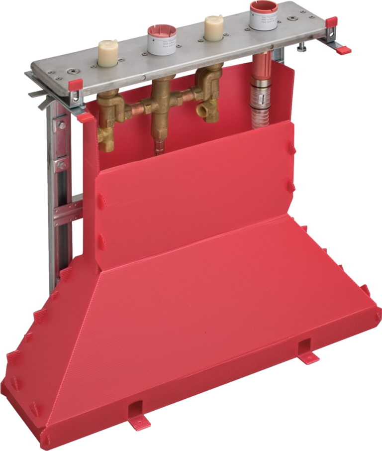 Basic Set For 4-Hole Tile Mounted Bath Mixer