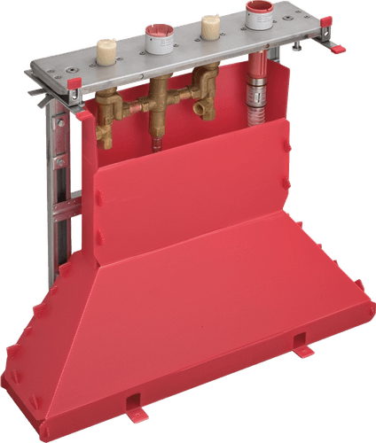 Basic Set For 4-Hole Tile Mounted Bath Mixer