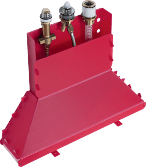 Basic Set For 3-Hole Rim-Mounted Bath Mixer
