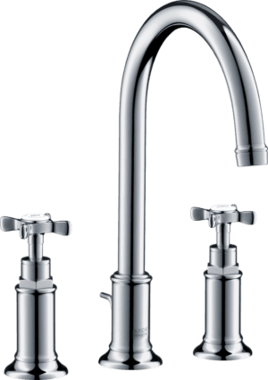 Montreux 3-Hole Basin Mixer 180 With Pop-Up Waste