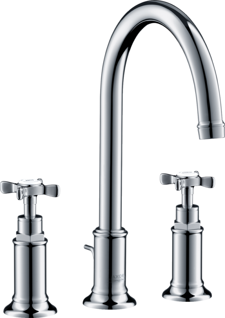 Montreux 3-Hole Basin Mixer 180 With Pop-Up Waste