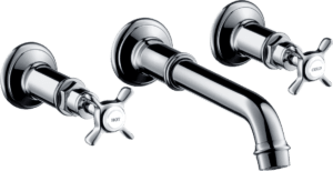 Montreux 3-Hole Basin Mixer Without Pop-Up Waste