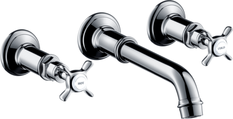 Montreux 3-Hole Basin Mixer Without Pop-Up Waste
