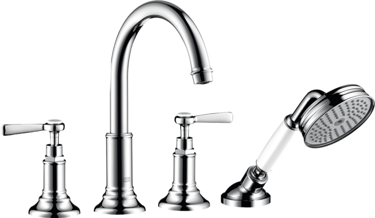 Montreux 4-Hole Bath & Shower Mixer Tile-Mounted