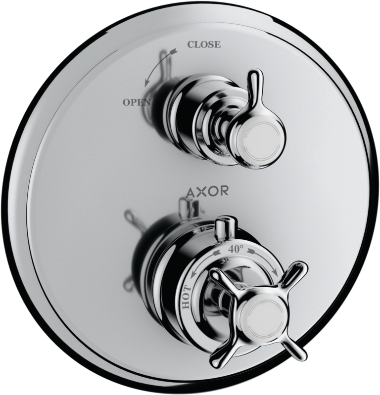 Montreux Thermostatic Mixer With Shut-Off Valve