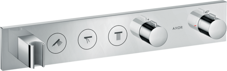 Thermostatic Module Select 530/90 For 3 Outlets Finish Set