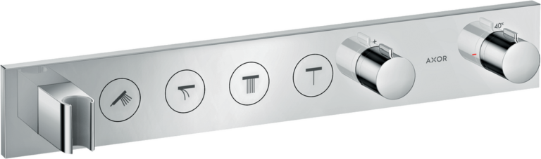 Thermostatic Module Select 600/90 For 4 Outlets Finish Set