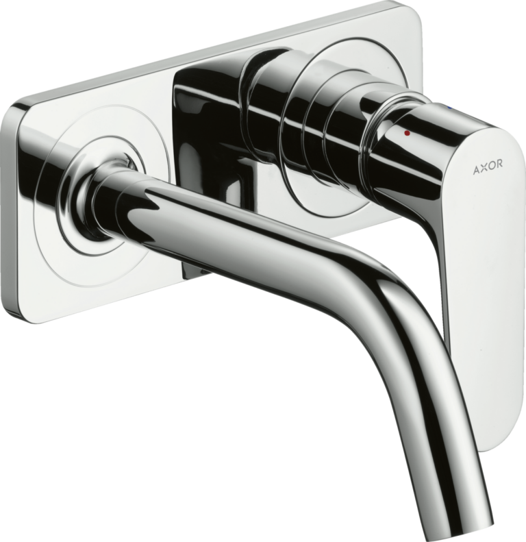 Citterio M Single Lever Basin Mixer Wall-Mounted With Plate