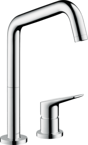 AXOR Citterio M 2-Hole Silver Lever Kitchen Mixer