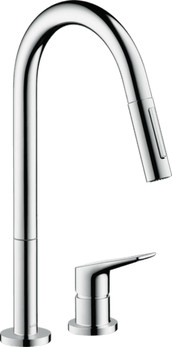 AXOR Citterio M 2-Hole Kitchen Mixer With Pull-Out Spray