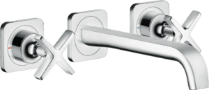 Citterio E 3-Hole Basin Mixer Wall-Mounted