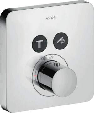 ShowerSelect Soft Thermostatic Mixer For 2 Outlet