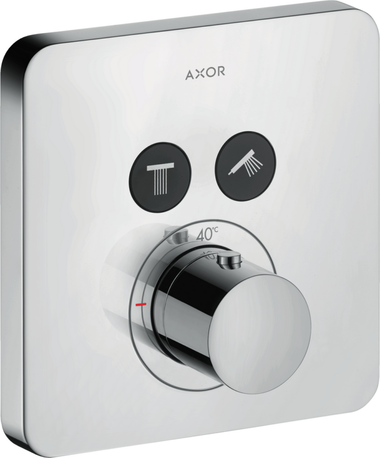 ShowerSelect Soft Thermostatic Mixer For 2 Outlet