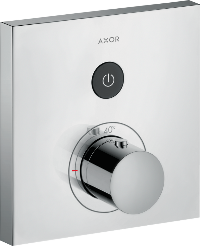 ShowerSelect Square Thermostatic Mixer For 1 Outlet