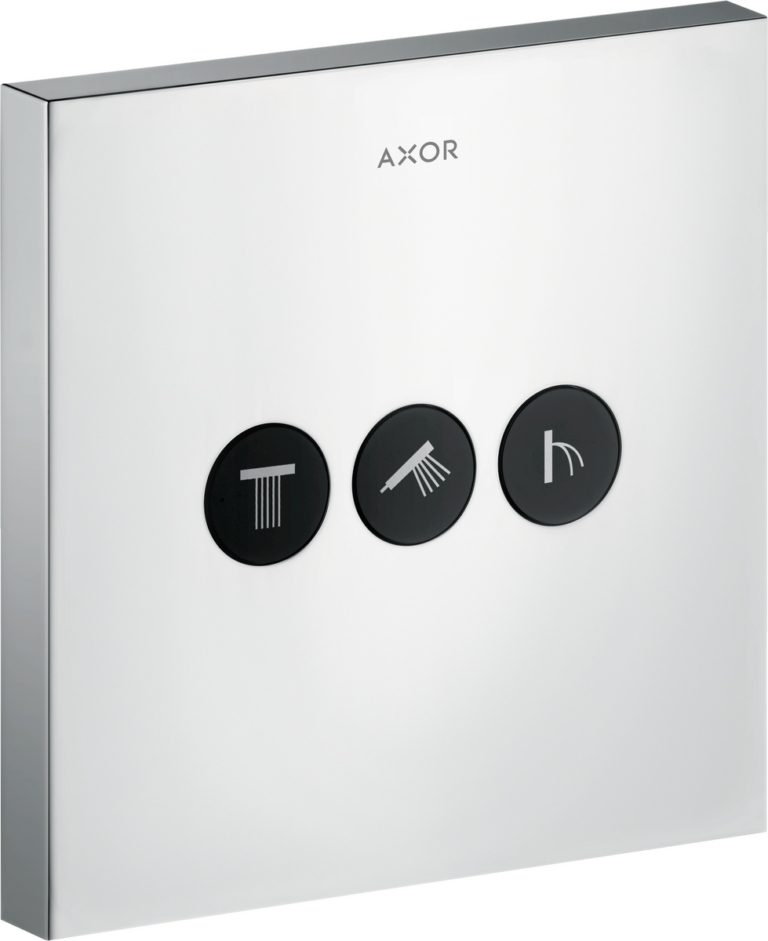 ShowerSelect Square Valve For 3 Outlets