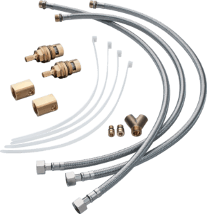 Hose Extension Set For 3 Hole Mixer
