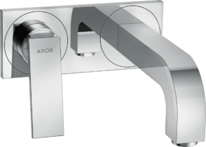 Citterio Wall-Mounted Single Lever Basin - Spout 220mm With Plate