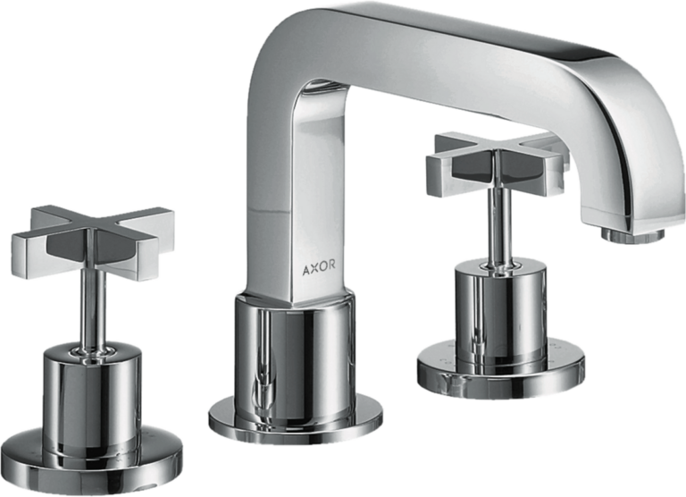 Citterio 3-Hole Bath Mixer With Cross Handles