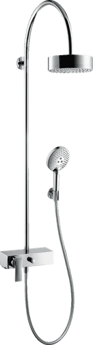 Citterio Showerpipe Mixer 1Jet Overhead Shower