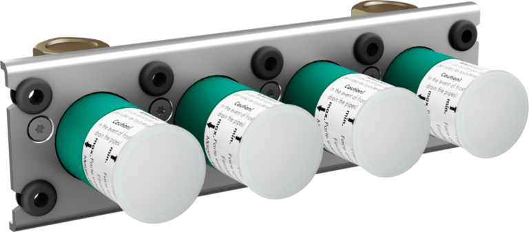 Basic Set For Thermostat For Exposed / Concealed Installation For 3 Outlets