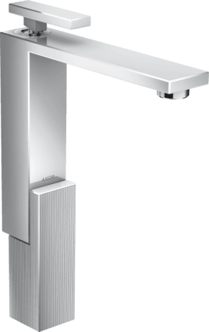 AXOR Edge Single Lever Basin Mixer 280 With Push-Open Waste Set - Diamond Cut