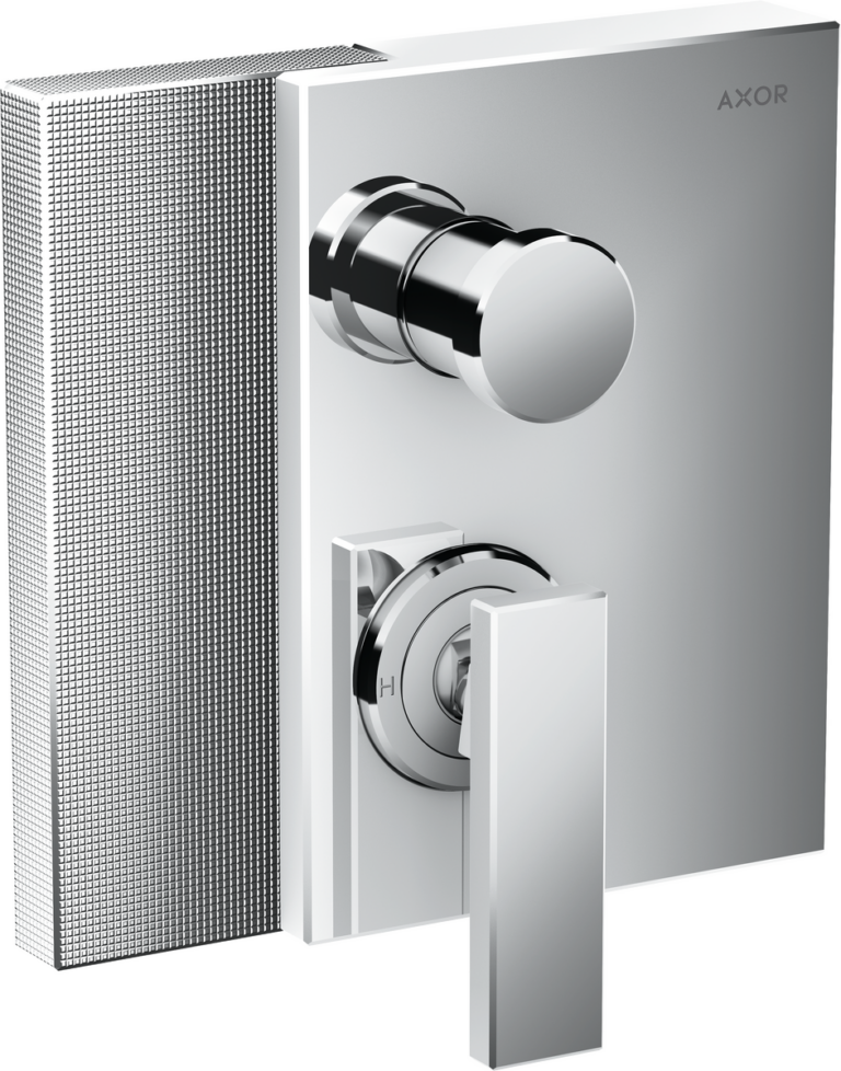 AXOR Edge Single Lever Bath Mixer For Concealed Installation - Diamond Cut