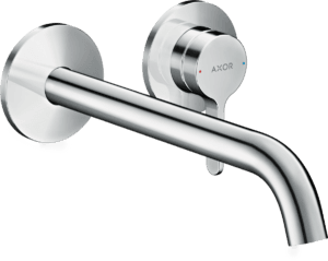 AXOR ONE Single Lever Basin Mixer For Concealed Installation Wall-Mounted With Lever Handle & Spout 220 mm