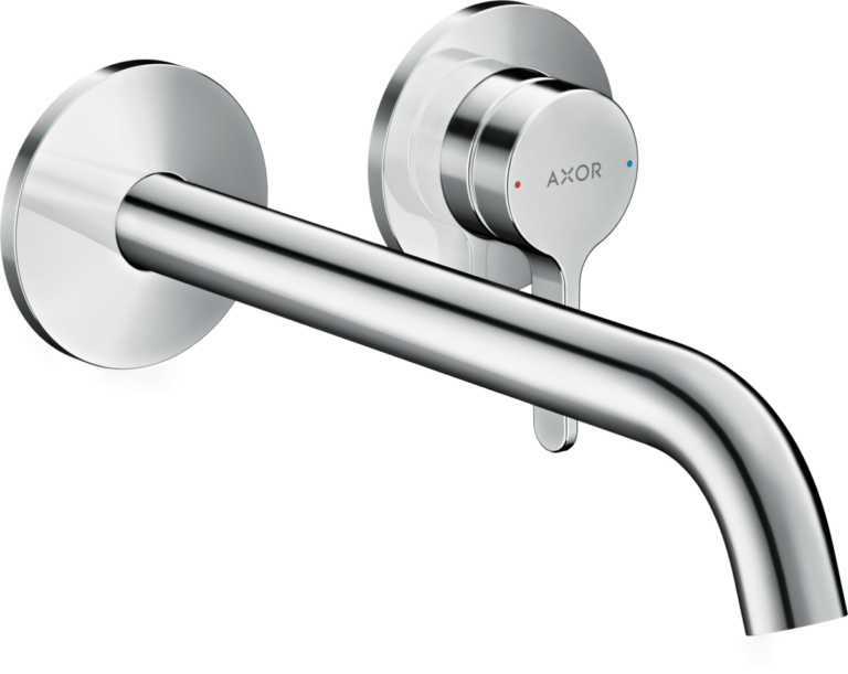 AXOR ONE Single Lever Basin Mixer For Concealed Installation Wall-Mounted With Lever Handle & Spout 220 mm
