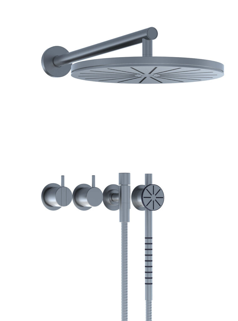 One Handle Build-In Wall Mounted Mixer Shower