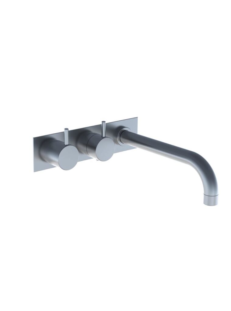 5123CK ¾" Thermostatic Mixer With 200 mm Spout & Three-Hole Plate