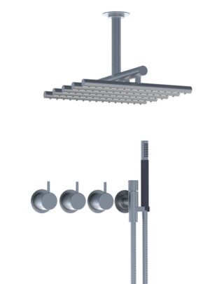 5471R-051A / 5474R-051A ¾" Thermostatic Shower Mixer Ceiling Mounted