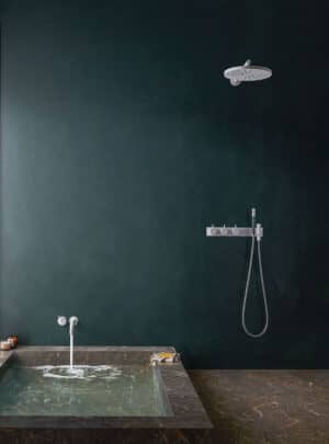 ¾" Thermostatic Shower Mixer Wall Mounted