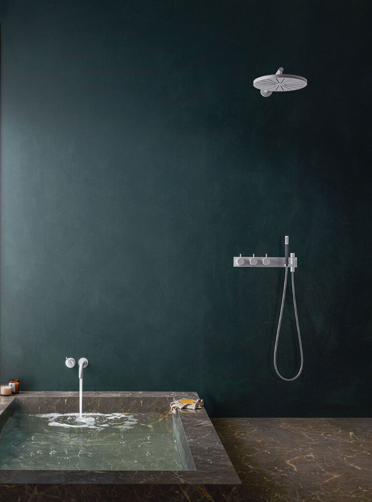 ¾" Thermostatic Shower Mixer Wall Mounted