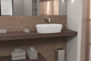 Architectura Surface-Mounted Washbasin, 600 x 400 x 155 mm
