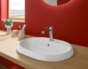 Architectura Built-In Washbasin, Oval, 600 x 450 x 170 mm